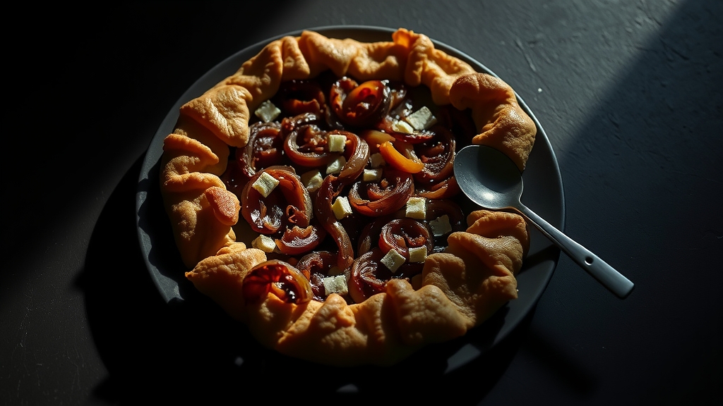 Caramelized Onion and Gruyère Galette