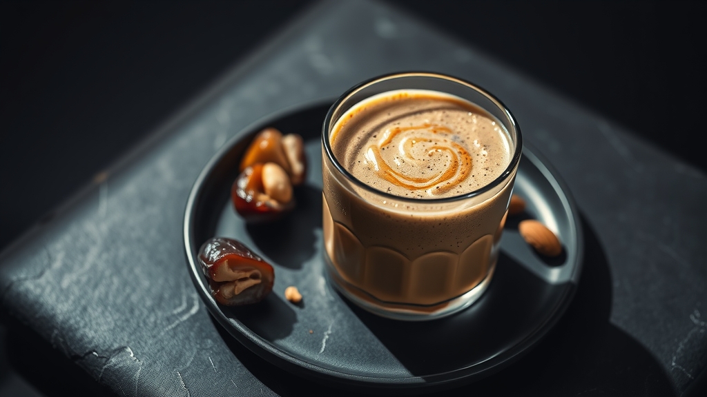Date and Almond Butter Protein Shake