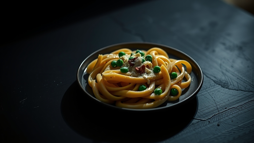 One-Pot Creamy Lemon Pasta with Peas