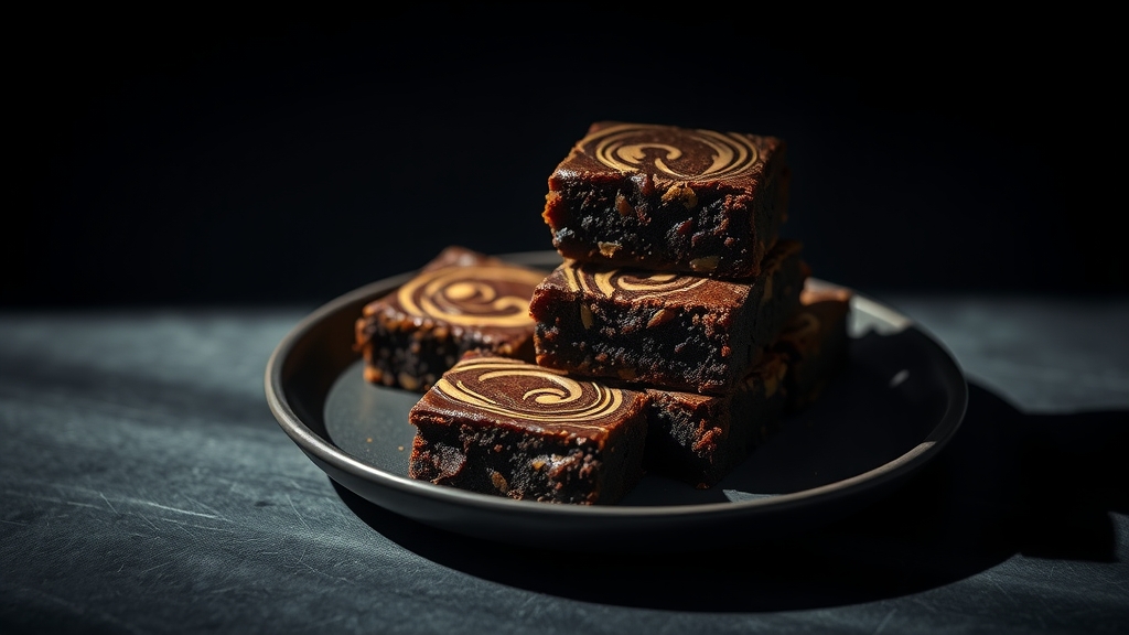 Tahini Swirl Brownies