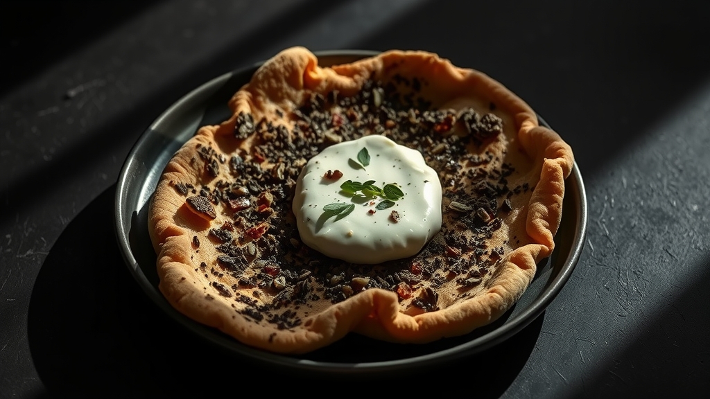 Zaatar Flatbread with Labneh